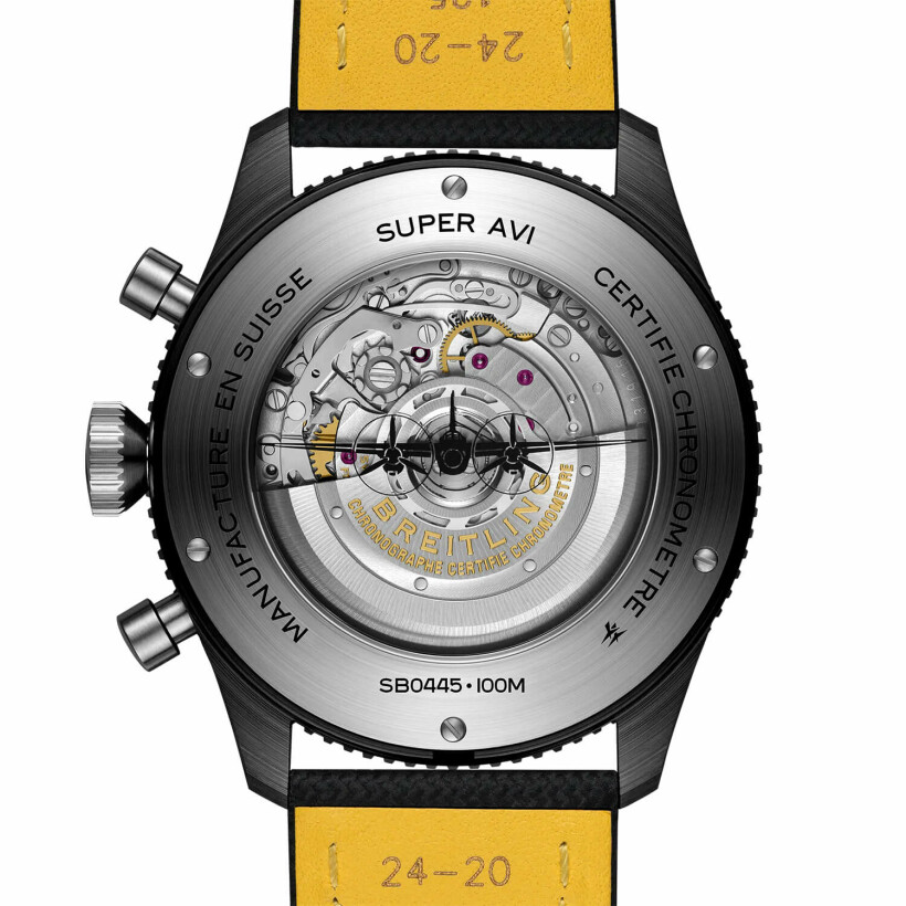 Breitling Super Avi B04 Chronograph GMT 46 Mosquito Night Fighter watch