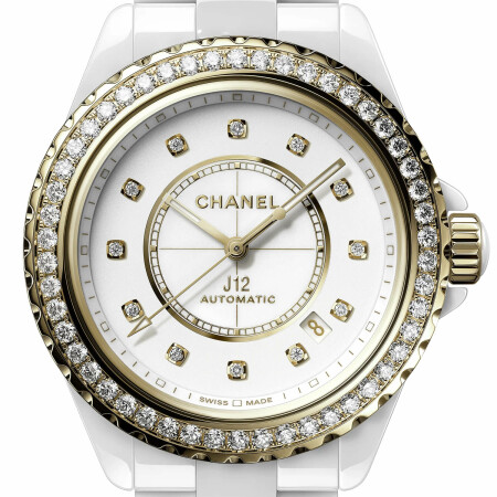 Montre CHANEL J12 Lunette de Diamants Calibre 12.1, 38mm