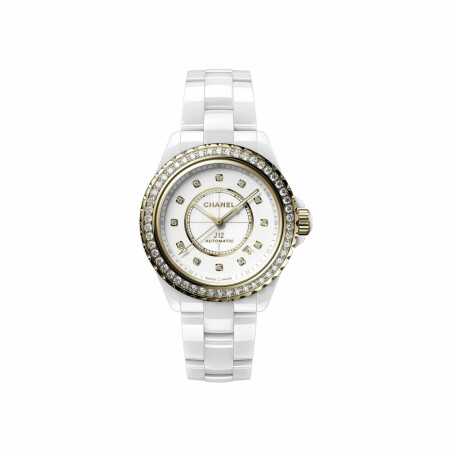 Montre CHANEL J12 Lunette de Diamants Calibre 12.1, 38mm