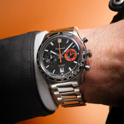 Montre Depancel Allure Chronographe Automatique - Black Tangerine - Édition Limitée