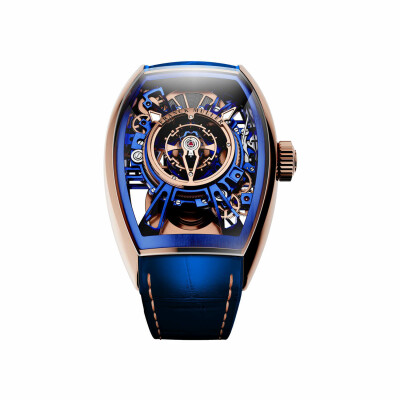 Montre Franck Muller Squelette Curvex CX Grand Central Tourbillon