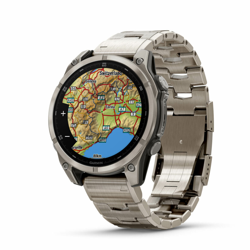 Montre Garmin fēnix® 8 47mm AMOLED Titanium 010-02904-40