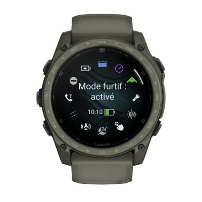 Montre Garmin tactix® 8 51mm AMOLED Cerakote® 010-04553-11