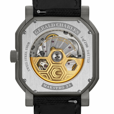 Montre Gerald Charles Maestro 2.0 Météorite Darkblast Édition Limitée