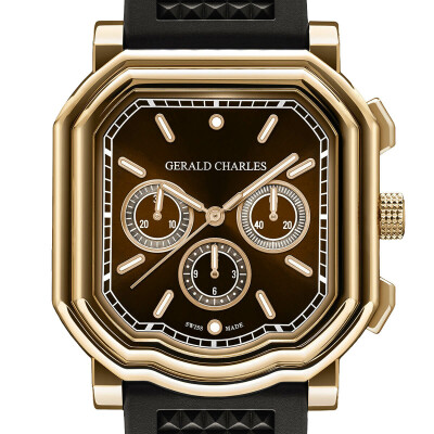 Montre Gerald Charles Maestro 3.0 Chronograph Gold Brown