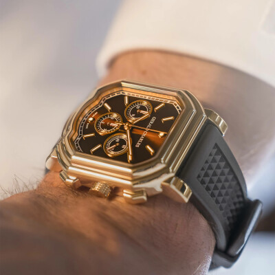 Montre Gerald Charles Maestro 3.0 Chronograph Gold Brown