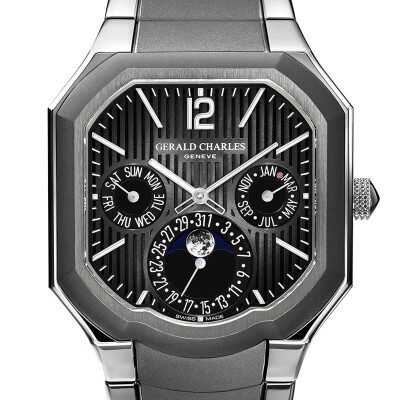Montre Gerald Charles Masterlink Perpetual Calendar Fumé Dial