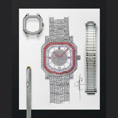 Montre Gerald Charles Masterlink Atelier Edition Rhodium Édition Limitée