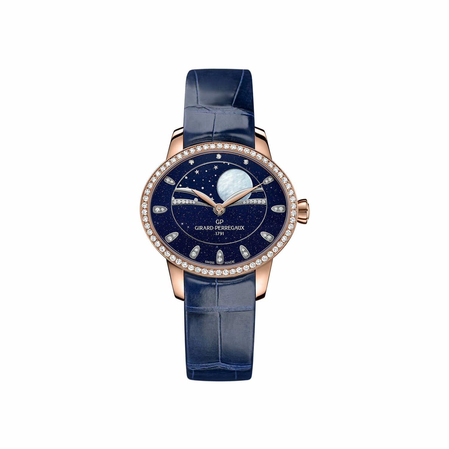 30.3mm Girard Perregaux 526635 Stainless Steel Wristwatch