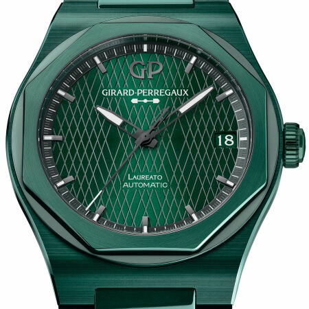 Girard-Perregaux Laureato 42mm Green Ceramic Aston Martin Limited Edition watch