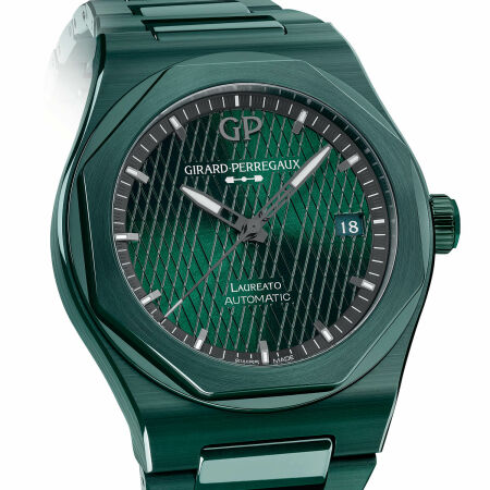 Girard-Perregaux Laureato 42mm Green Ceramic Aston Martin Limited Edition watch