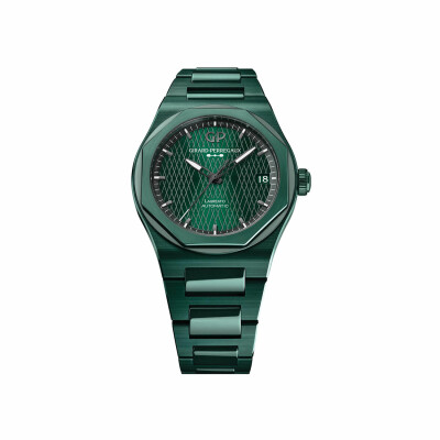 Montre Girard-Perregaux Laureato 42mm Green Ceramic Aston Martin Édition Limitée