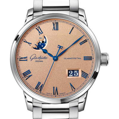Montre Glashütte Original Senator Excellence Date Panorama Phase de Lune