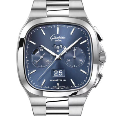 Montre Glashütte Original Vintage Seventies Chronographe Date Panorama