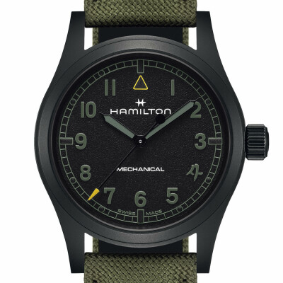 Montre HAMILTON x Call of Duty Modern Warfare 4 Khaki Fiel Mechanical Édition Spéciale H70475930