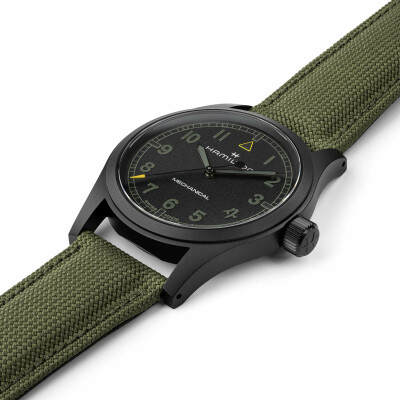 Montre HAMILTON x Call of Duty Modern Warfare 4 Khaki Fiel Mechanical Édition Spéciale H70475930