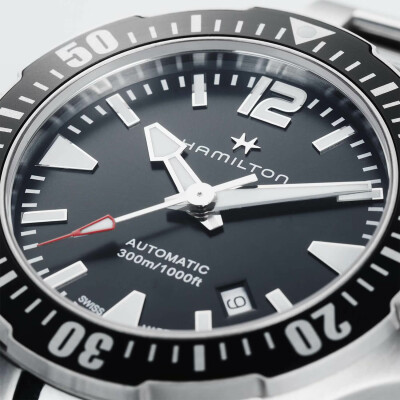 Montre Hamilton Khaki Navy Frogman Auto H77605135