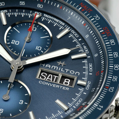Montre Hamilton Khaki Aviation Converter Auto Chrono H76746540