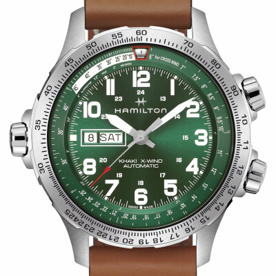 Montre HAMILTON Khaki Aviation X-Wind  Day Date Auto H77735560
