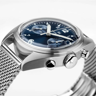 Montre HAMILTON Khaki Aviation Pilot Pioneer Mechanical Chrono H76409140