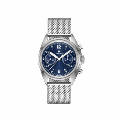 Montre HAMILTON Khaki Aviation Pilot Pioneer Mechanical Chrono H76409140