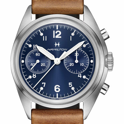 Montre HAMILTON Khaki Aviation Pilot Pioneer Mechanical Chrono H76409530