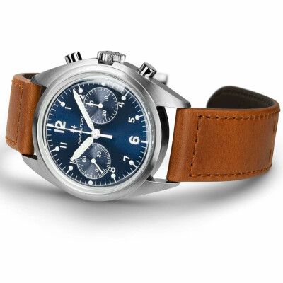 Montre HAMILTON Khaki Aviation Pilot Pioneer Mechanical Chrono H76409530
