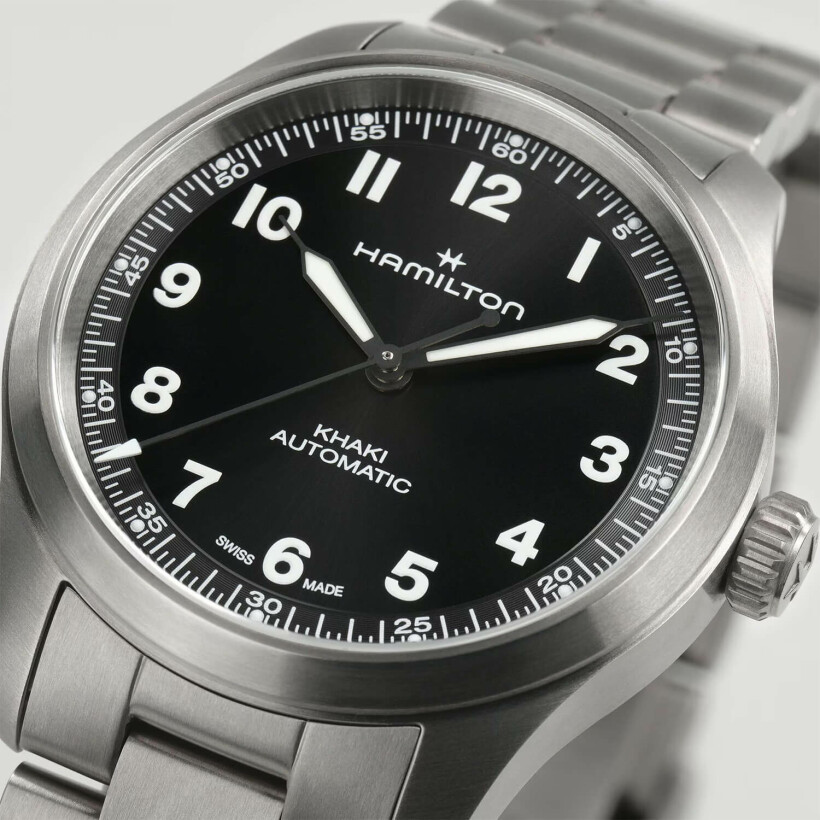 Montre Hamilton Khaki Field Titanium Auto 36mm Engineered Garments H70235130 Édition Limitée