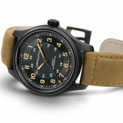 Montre Hamilton Khaki Field Titanium Auto H70665533