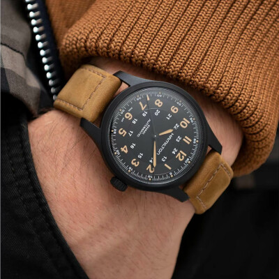 Montre Hamilton Khaki Field Titanium Auto H70665533