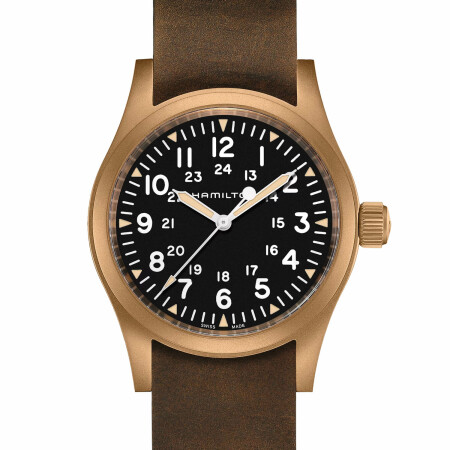 Montre Hamilton Khaki Field Mechanical Bronze H69459530