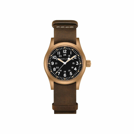 Montre Hamilton Khaki Field Mechanical Bronze H69459530