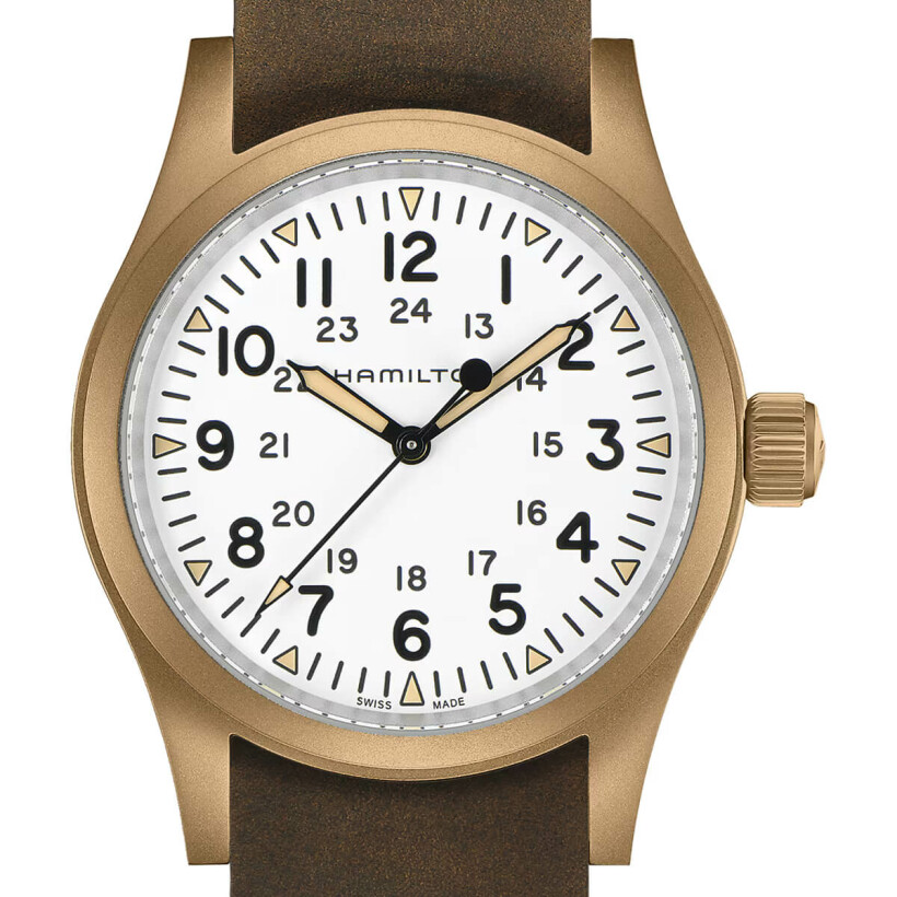 Montre Hamilton Khaki Field Mechanical Bronze H69459510