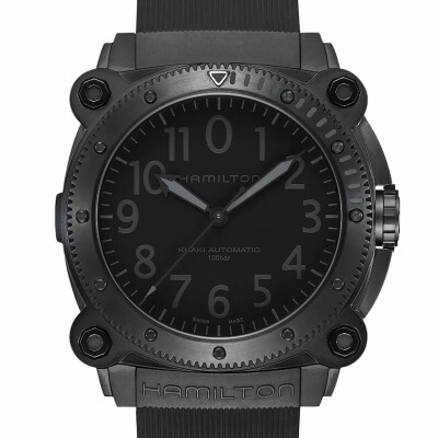 Montre Hamilton Khaki Navy BeLOWZERO Titanium Auto H78505330