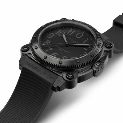 Montre Hamilton Khaki Navy BeLOWZERO Titanium Auto H78505330