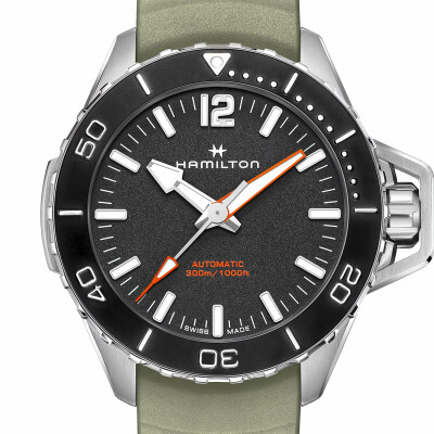 Montre Hamilton Khaki Navy Frogman Auto H77825331