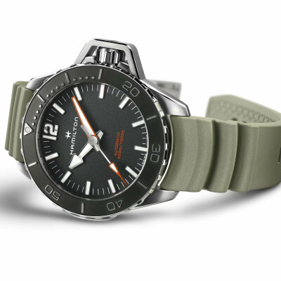 Montre Hamilton Khaki Navy Frogman Auto H77825331