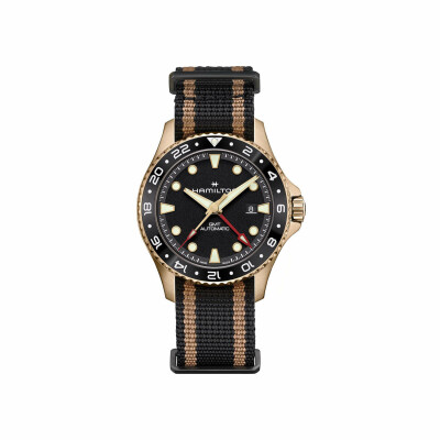Montre Hamilton Khaki Navy Scuba Automatic GMT 43mm H82565930