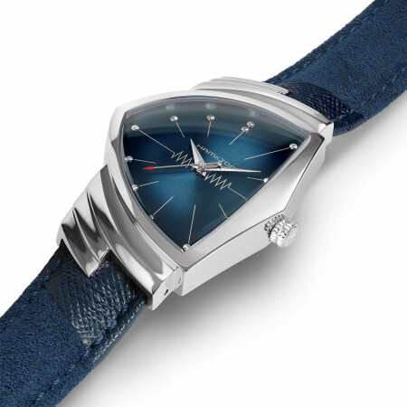 Montre Hamilton Ventura Blue Quartz H24411942