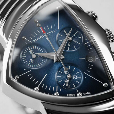 Montre HAMILTON Ventura Blue Chrono Quartz H24432141