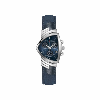 Montre Hamilton Ventura Blue Chrono Quartz H24432941