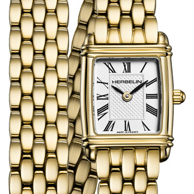 Montre HERBELIN Art Déco Mini Tonneau 17438BLP1N08