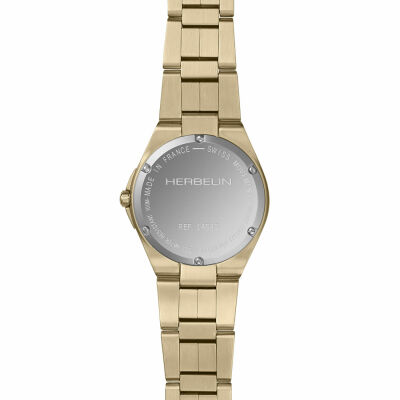 Montre HERBELIN Cap Camarat Quartz PVD Or Jaune 14545BT11N