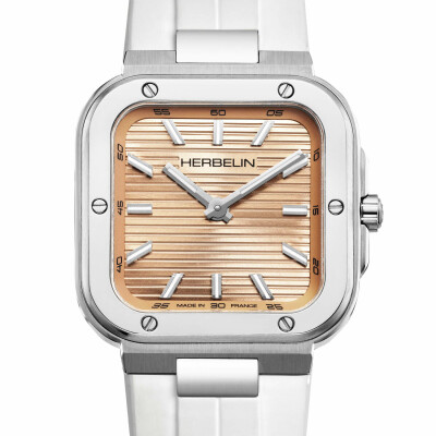 Montre HERBELIN Cap Camarat Square Champagne Rosé Dame 17546A18CW