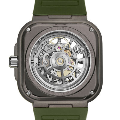 Montre HERBELIN Cap Camarat Square Titane Squelette Édition Limitée 1846SQTDCK
