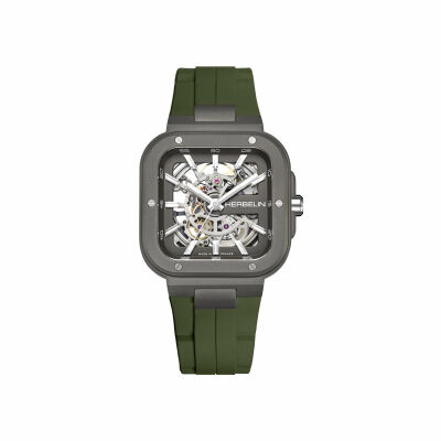 Montre HERBELIN Cap Camarat Square Titane Squelette Édition Limitée 1846SQTDCK