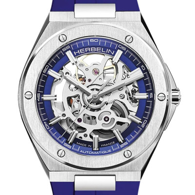 Montre HERBELIN Cap Camarat Automatique Squelette 1645SQ115CBC