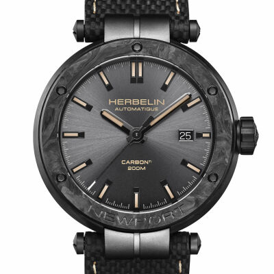 Montre HERBELIN Newport Automatique Carbone Titane 1788CTN153