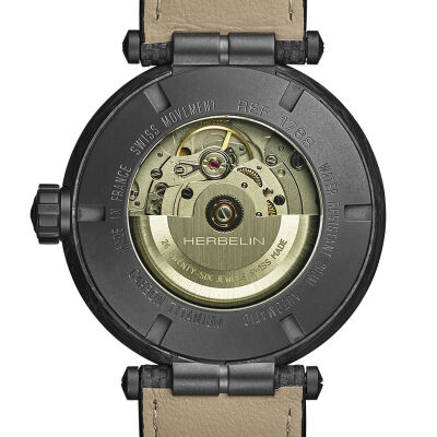 Montre HERBELIN Newport Automatique Carbone Titane 1788CTN153