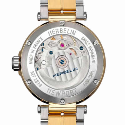 Montre HERBELIN Newport Phases de Lune 2879BT1N11